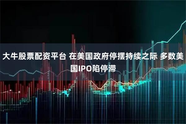 大牛股票配资平台 在美国政府停摆持续之际 多数美国IPO陷停滞